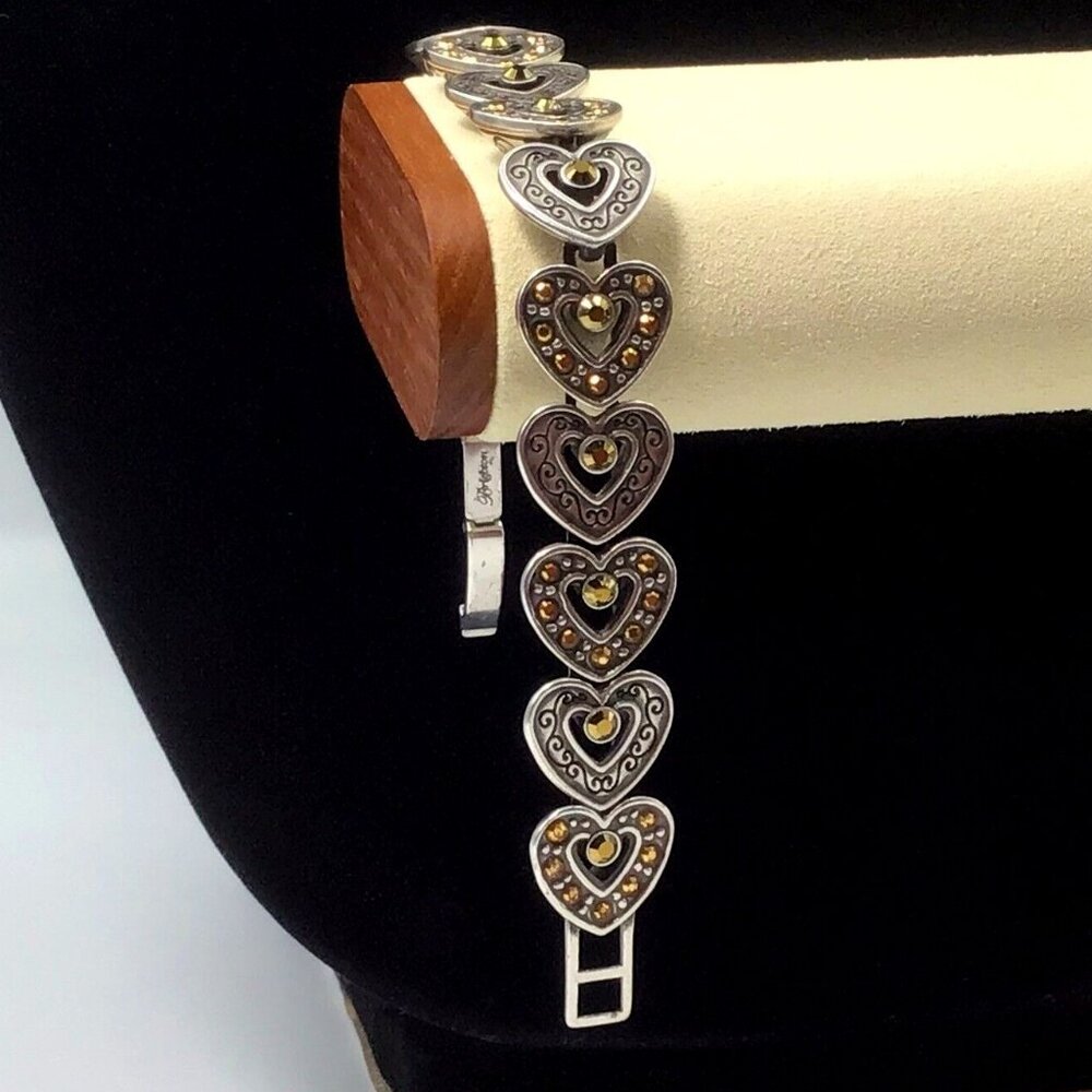 Brighton Heart Bracelet Vintage Size 6.75”
